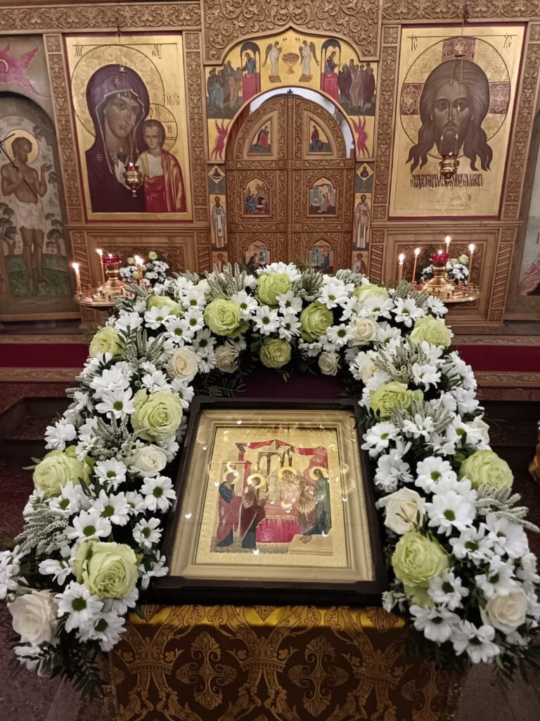Сретение Господне в Спасском храме д. Никулино